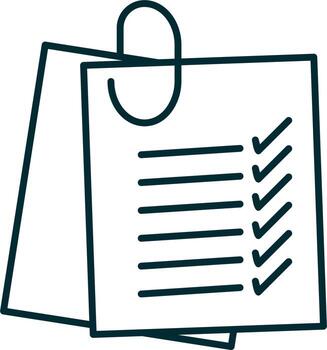 icono de vector de documento