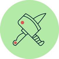 Cleaver Knife Vector Icon