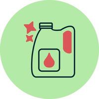 Oil bottle Vector Icon