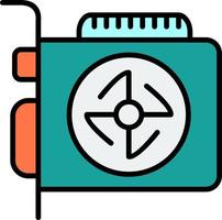 Graphics card Vector Icon