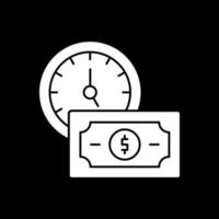 el tiempo es dinero vector icono de diseño