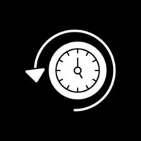 diseño de icono de vector de tiempo de recuperación