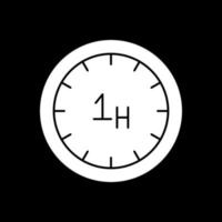 diseño de icono de vector de hora