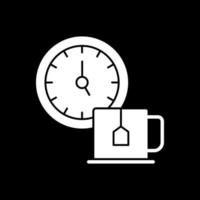 diseño de icono de vector de tiempo de té