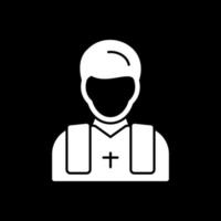 Priest Vector Icon Design