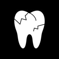 Decayed Teeth Vector Icon Design