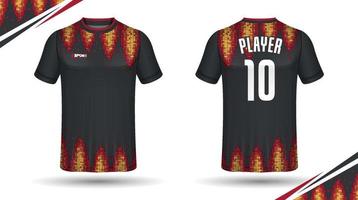 Soccer jersey design for sublimation, sport t shirt design vector