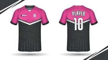 Soccer jersey design for sublimation, sport t shirt design vector