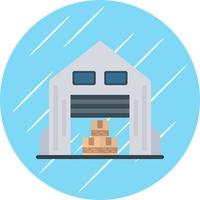Warehouse Vector Icon Design