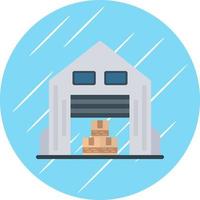 Warehouse Vector Icon Design