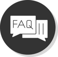 Faq Vector Icon Design
