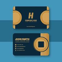 Modern business card template vector