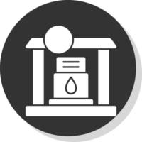 Gas Station Vector Icon Design