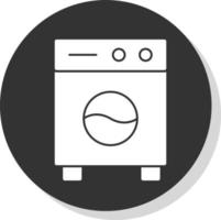 Washing Machine Vector Icon Design