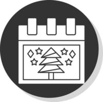 Christmas Tree Vector Icon Design