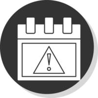 diseño de icono de vector de alerta