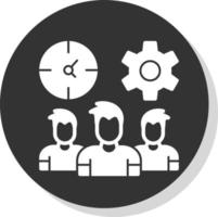 diseño de icono de vector de trabajo en equipo