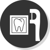 diseño de icono de vector de hilo dental