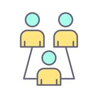 Connected Users Unique Vector Icon