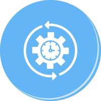 Rotate Time Vector Icon