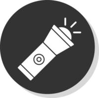 Flashlight Vector Icon Design