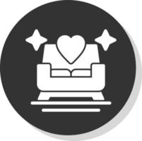 Wedding Chair Vector Icon Design