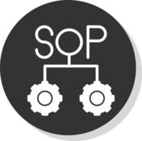 diseño de icono de vector de sop