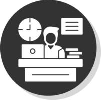 Office TIme Vector Icon Design