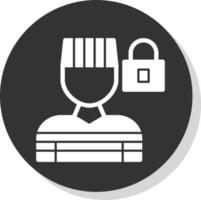 Prisoner Vector Icon Design