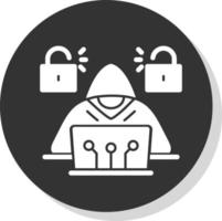 Cyber Attack Vector Icon Design