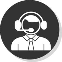 Customer Service Vector Icon Design