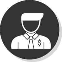 Salesman Vector Icon Design