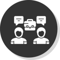 Business Meeting Vector Icon Design