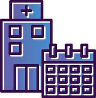 diseño de icono de vector de hospital