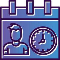 Working Hours Vector Icon Design