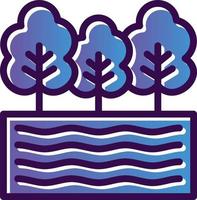 Lake Vector Icon Design