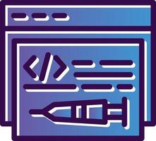 Code Injection Vector Icon Design