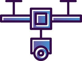 diseño de icono de vector de dron