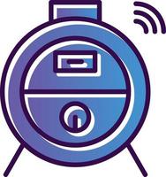 Robot Vacuum Vector Icon Design