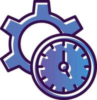 diseño de icono de vector de gestión de tiempo