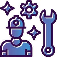 diseño de icono de vector de trabajador