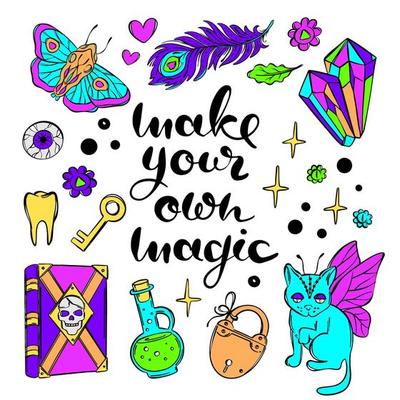 Magic Coloring Page Vector Art, Icons, and Graphics for Free Download