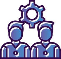 Team Management Vector Icon Design