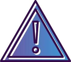 diseño de icono de vector de alerta