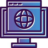 Web Browser Vector Icon Design