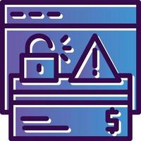 Online Robbery Vector Icon Design
