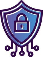 Cyber Security Vector Icon Design