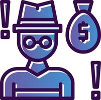 Robbery Vector Icon Design