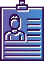 Identification Vector Icon Design