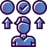 Decision Making Vector Icon Design